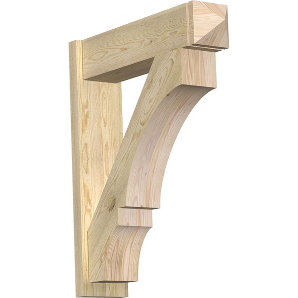 Ekena Millwork Balboa Arts & Crafts Rough Sawn Outlooker, Douglas Fir, 8"W x 32"D x 38"H OUT08X32X38BOA03RDF - main
